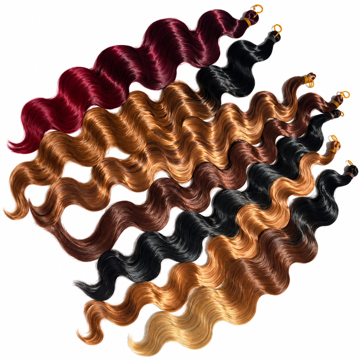 Body Wave Snake-Shaped Hair Extensions