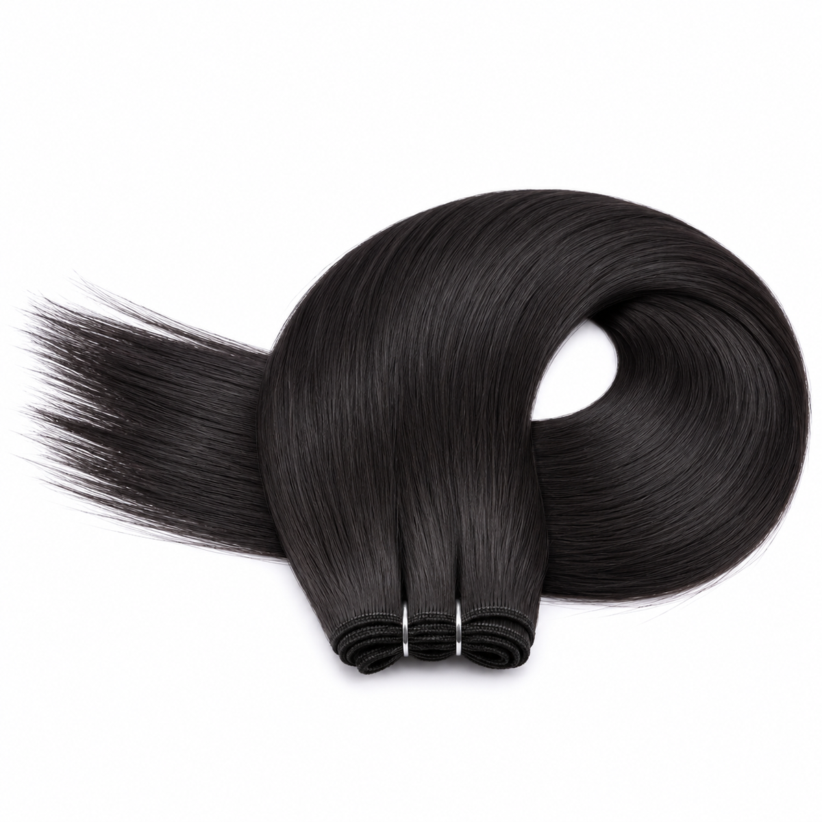 Hybrid straight weft