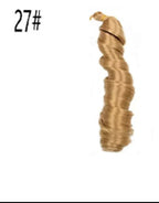 24” French curls extension in colour