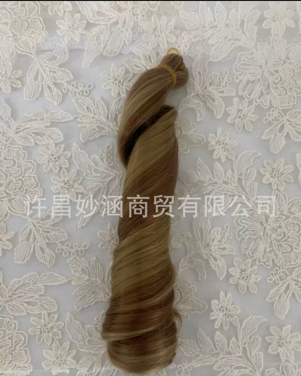 24” French curls extension in colour