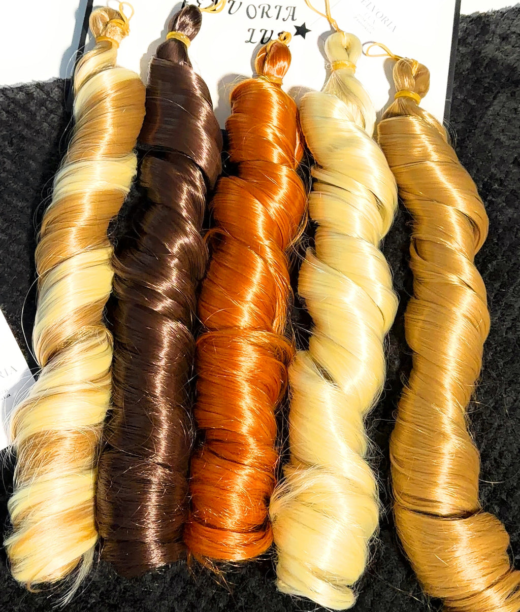 24” French curls extension in colour