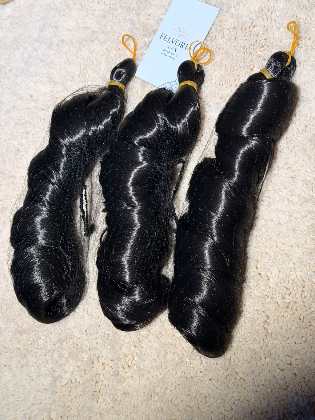 24” French curls extension in colour